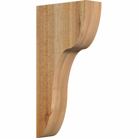 Ekena Millwork Carmel Rough Sawn Corbel, Western Red Cedar, 4"W x 12"D x 24"H COR04X12X24CAR00RWR